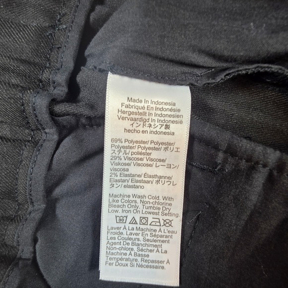 Madewell Women 14 Slouchy Black Trousers Pleated Wide Leg Brushed Twill - Picture 7 of 13